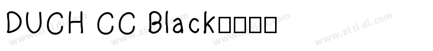 DUCH CC Black字体转换